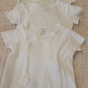 Carter's White Baby Onesies